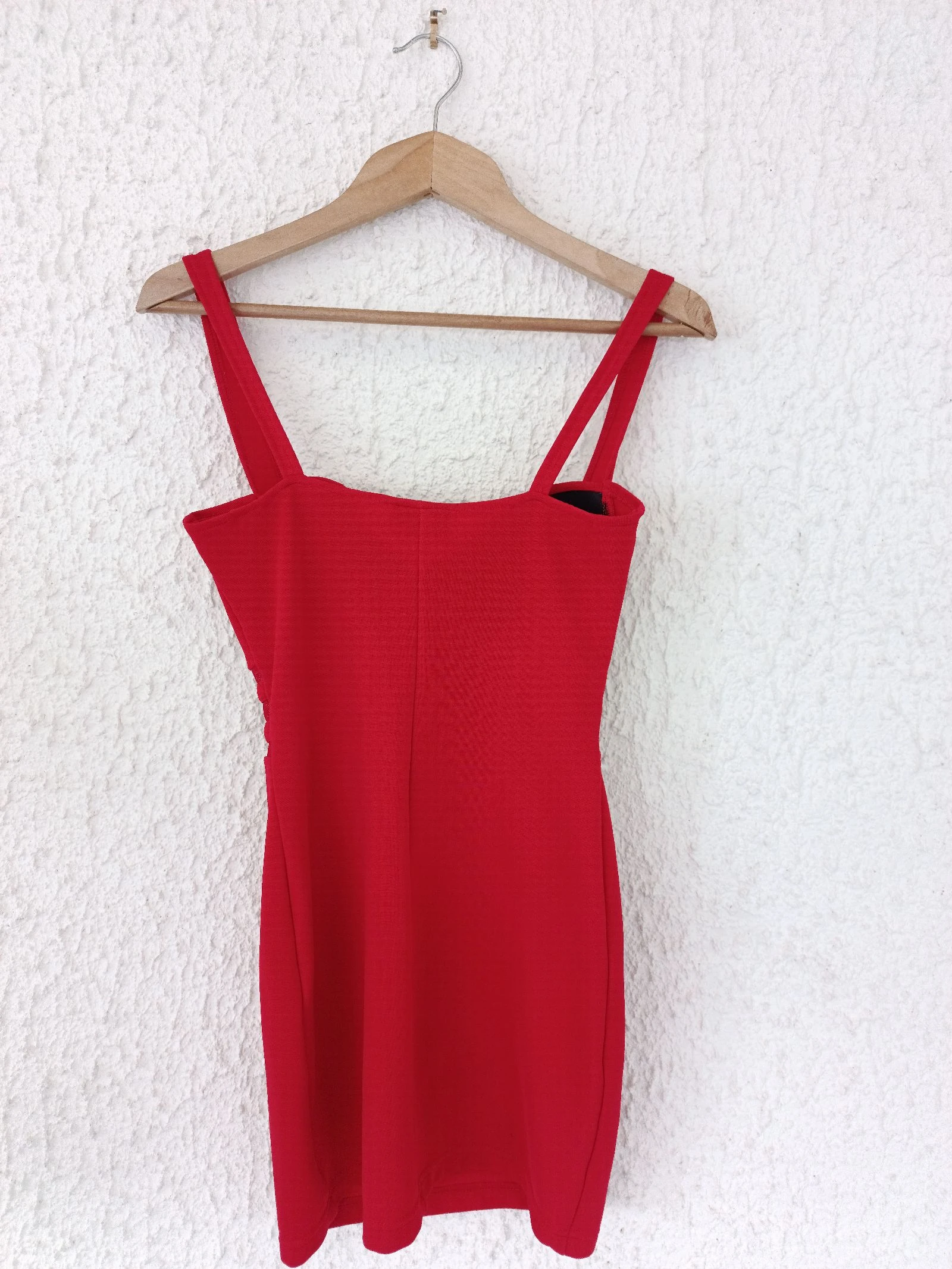 Mini vestido ajustado rojo vintage Monabel Los Angeles Talla 36 – photo 2